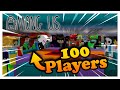 I played Among us In Minecraft with 100 Players