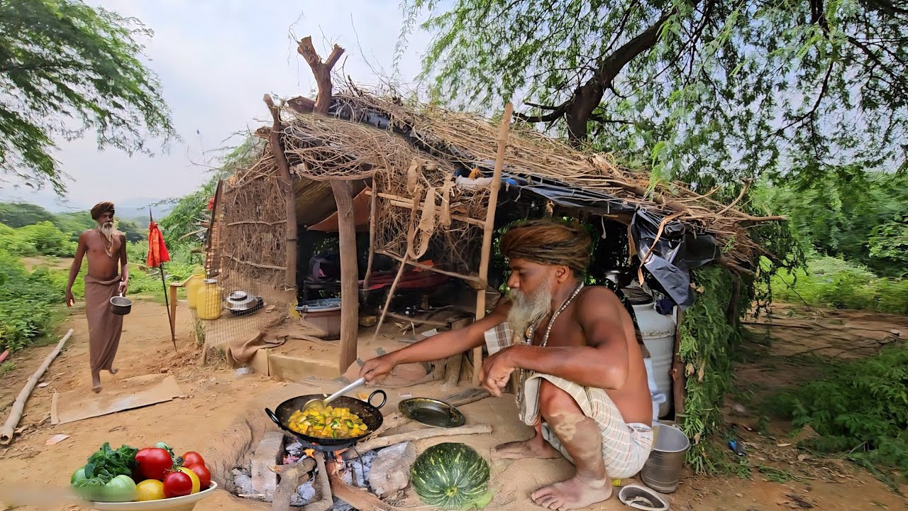 Chitrakoot कंटीली झोपड़ी में हरि गिरी महाराजा जी की दिव्य टिक्कड़ प्रसादी 