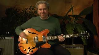 Gibson ES-330 TD Longneck from 1968 presented by Tobias Hoffmann at Vintage Guitar Oldenburg