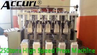 250 tons High Speed Press Aluminum Foil Container Five Cavities Moulds for Acc urL Quality Tools