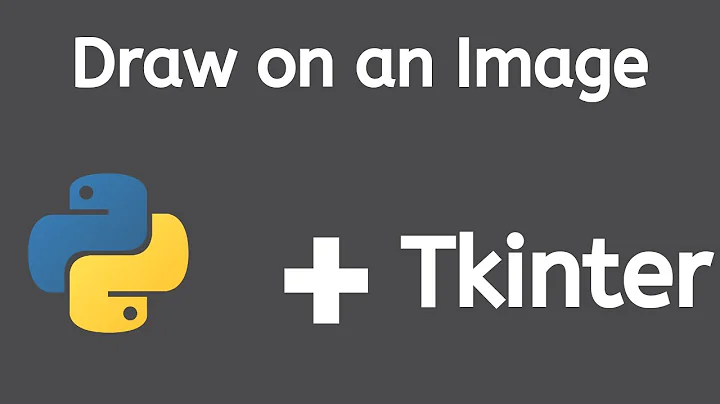 How to draw on a canvas or image in Tkinter using the mouse