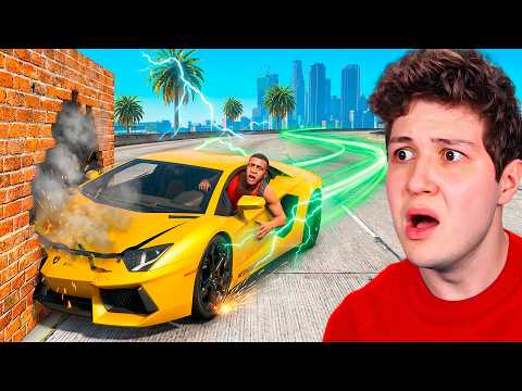 Cada que CHOCO mi AUTO se HACE más RÁPIDO en GTA 5! 🚘⚡️ (Mods)
