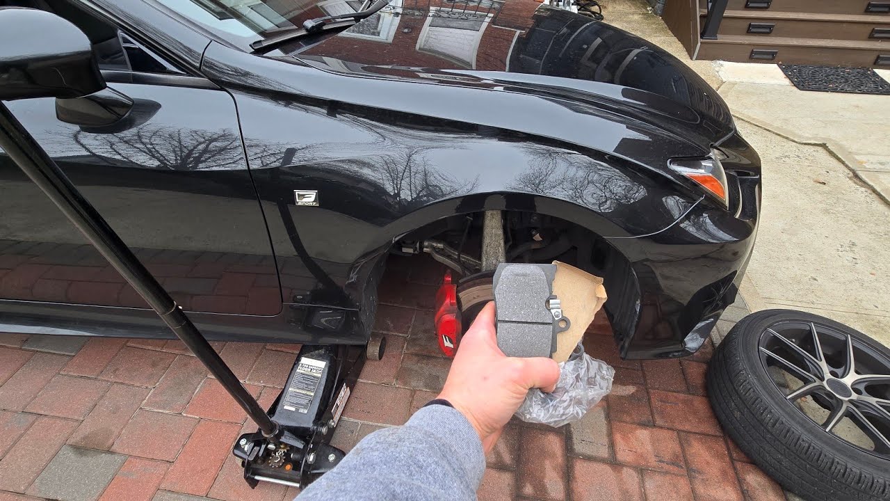 Lexus RC350 F Sport Front Brake Pad Replacement