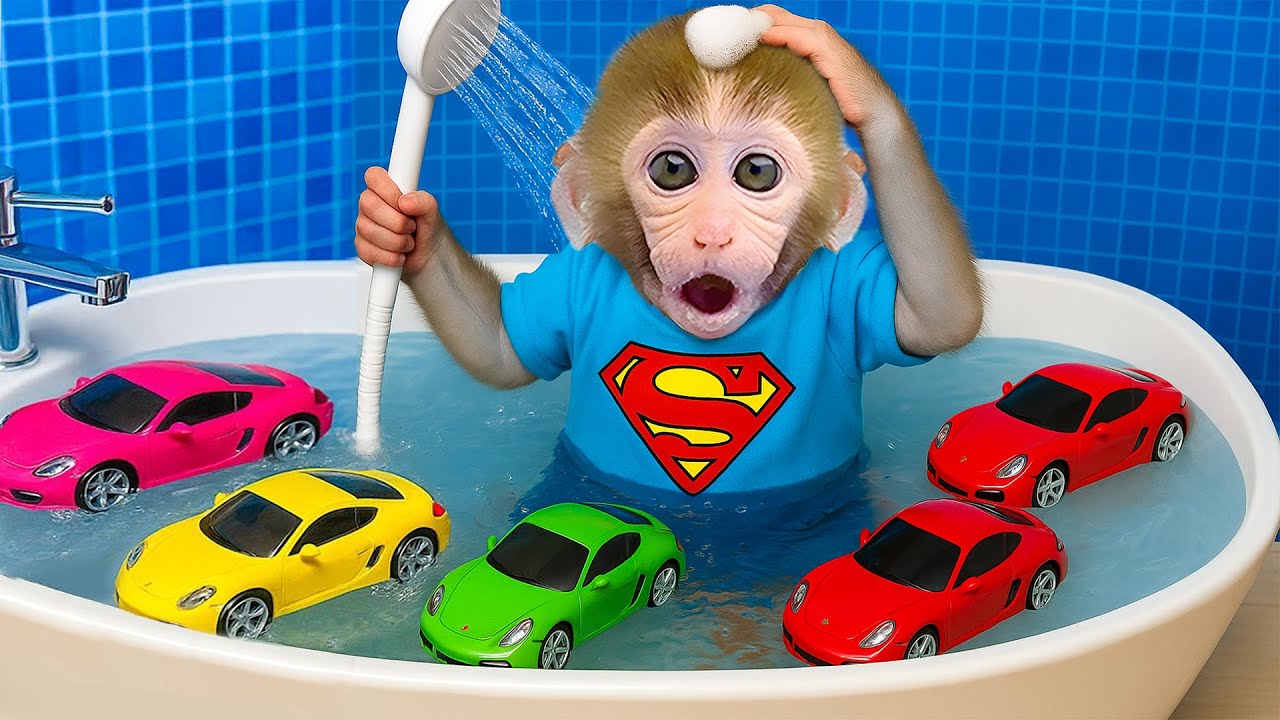 Affe BonBon taucht ein ins M&M-Labyrinth und spaziert mit dem Welpen im Park 🐒🍬🐶🌳