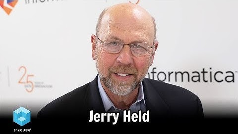 Jerry Held, Informatica | Informatica World 2018