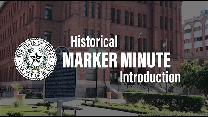 Historical Marker Minute Introduction