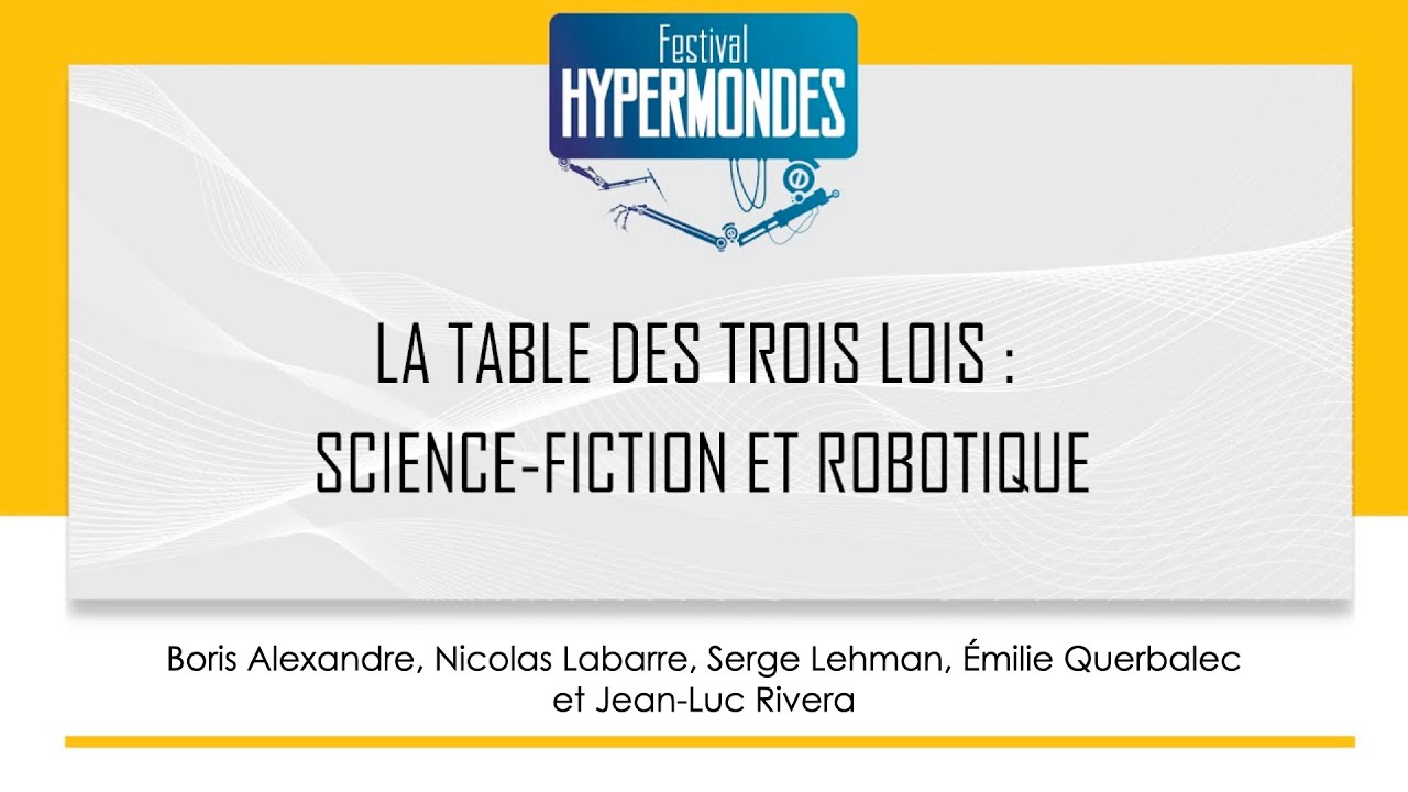 Table Ronde La table des trois lois Sciencefiction et robotique — free download