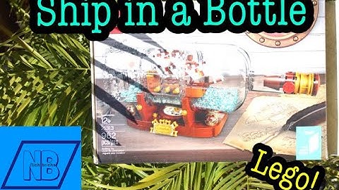Lego IDEAS Ship in a Bottle Stop Motion Build Review!