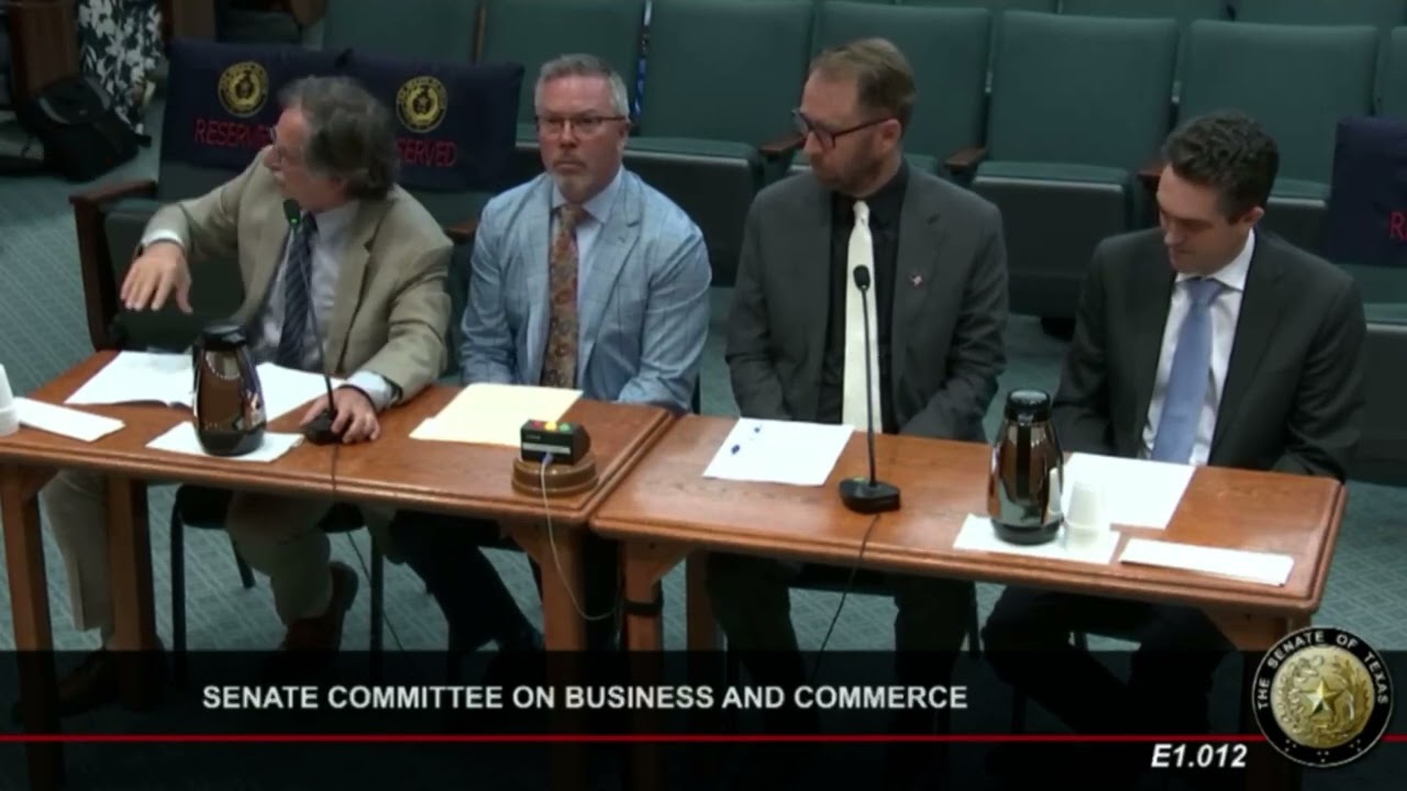 Cyrus Reed, PhD, Lone Star Chapter, Sierra Club, testifies in opposition of  SB383, relating to proh