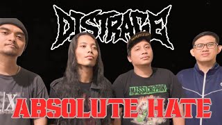 DISTRAGE - Absolute Hate + Lyrics (New Song 2023) Grindcore Indonesia