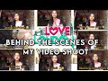 Behind the scenes of my shoot  trailer review of love in london  bts of shoot