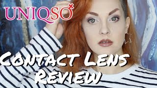 THESE CONTACTS ARE AMAZING!! Uniqso Lenses Review and Discount Code! screenshot 1