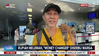 Rupiah Tembus Rp17.500 per Dolar AS, Warga Bondong-bondong Cari Untung di Money Changer #Beritasatu