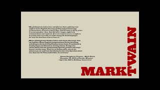 Mark Twain | The Awful German Language (Fonts by Jonathan Hoefler)