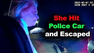 74-Year-Old Woman Hits Police Car While Drunk and Tries to Run Away