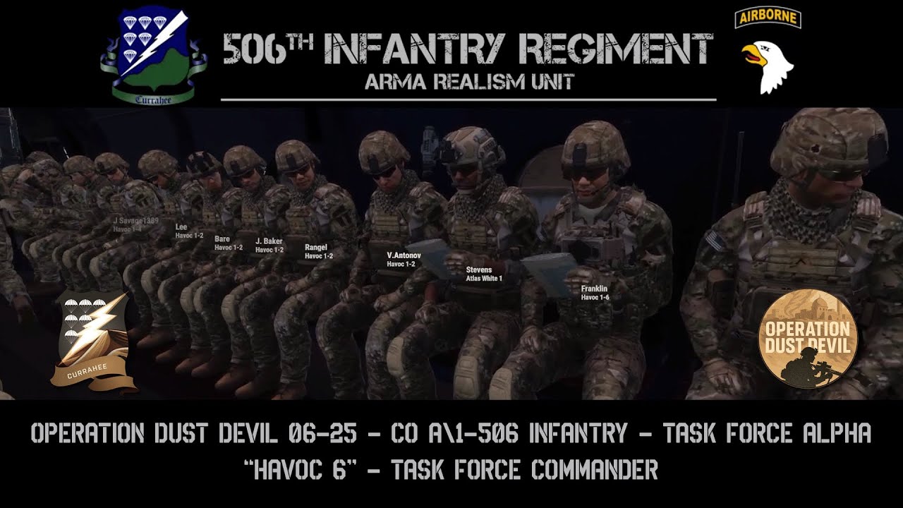 506th IRRU: Operation Dust Devil 06-25 - Task Force Alpha | 