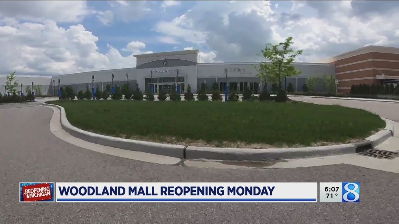 Woodland Mall to reopen Monday by appointment YouTube