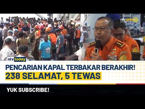 Basarnas Hentikan Operasi SAR KM Mutiara Sentosa Dua, 238 Orang Dievakuasi | NTV TODAY