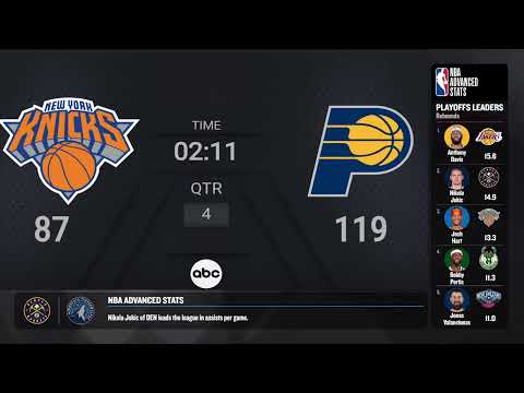 New York Knicks @ Indiana Pacers Game 4