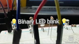 LED Binary blink with Arduino UNO |RAC|