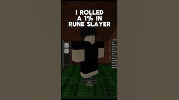 I ROLLED THE RAREST RACE IN RUNE SLAYER  #joltzy #roblox #runeslayer #shorts