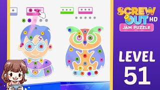 Screw Out Level 51 Solution Walkthrough