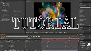 TUTORIAL: Particle Color Explosion - after effects & Trapcode