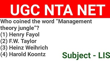 UGC NTA NET library science question by vipin