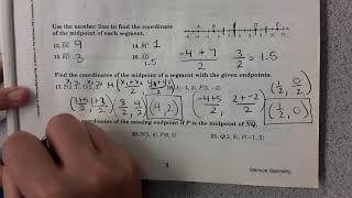 Celebrity Workbook 1-3: Distance and Midpoints Part 2 Profile