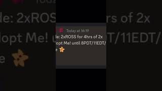 The new code is 2XROSS!! Use it for 4hours of 2xmoney and aging!! Use by June 3rd!