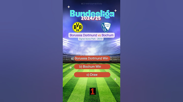 Borussia Dortmund vs Bochum Bundesliga 2024/2025 Prediction | Who Will Win? #match #prediction
