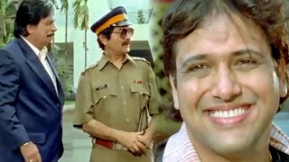 Arrest Karne Aaya Asrani Govinda Ko Dekhkar Toofani Mail Ki Tarah Bhag A Dulhe Raja Comedy Scene