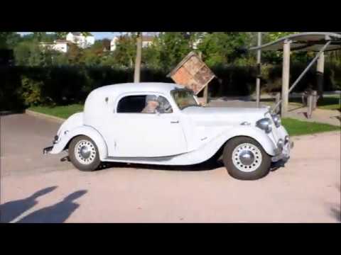 Miniature Voiture Ma Collection Résine 1/43 - Salmson S4 61 Coupé 1949 Beige (sans Boîte)
