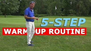 5-STEP WARM-UP ROUTINE - the BEST pre-round GOLF preparation