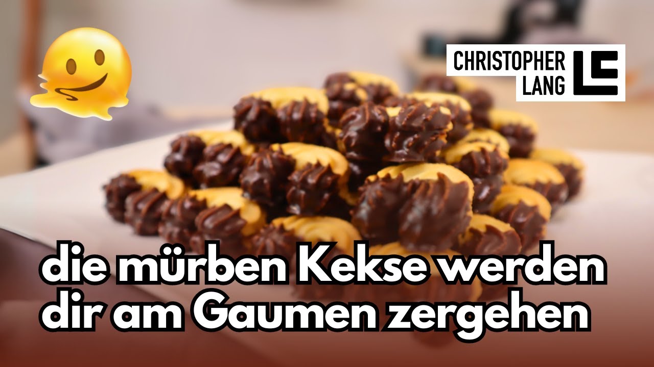 LINZER KIPFERL Rezept mit Butter | WEIHNACHTSKEKSE backen | schnell & einfach | Christopher Lang