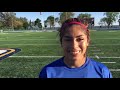 Dubuque's Fabiola Ortiz Talks About Being Women's Track Performer of the Meet