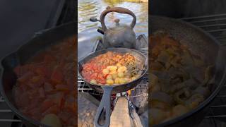 Riverside Cooking | Nature cooking adventure #riversounds #naturesvoice #cooking #naturecooking