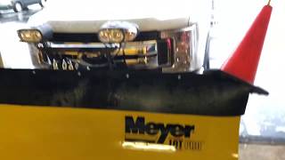 Meyer Lotpro snowplow, cutting egde install of rubber cutting edge Ford f250 4x4