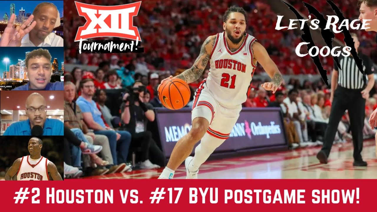 Let's Rage Coogs: #2 Houston Cougars basketball vs #17 BYU - Big 12 ...