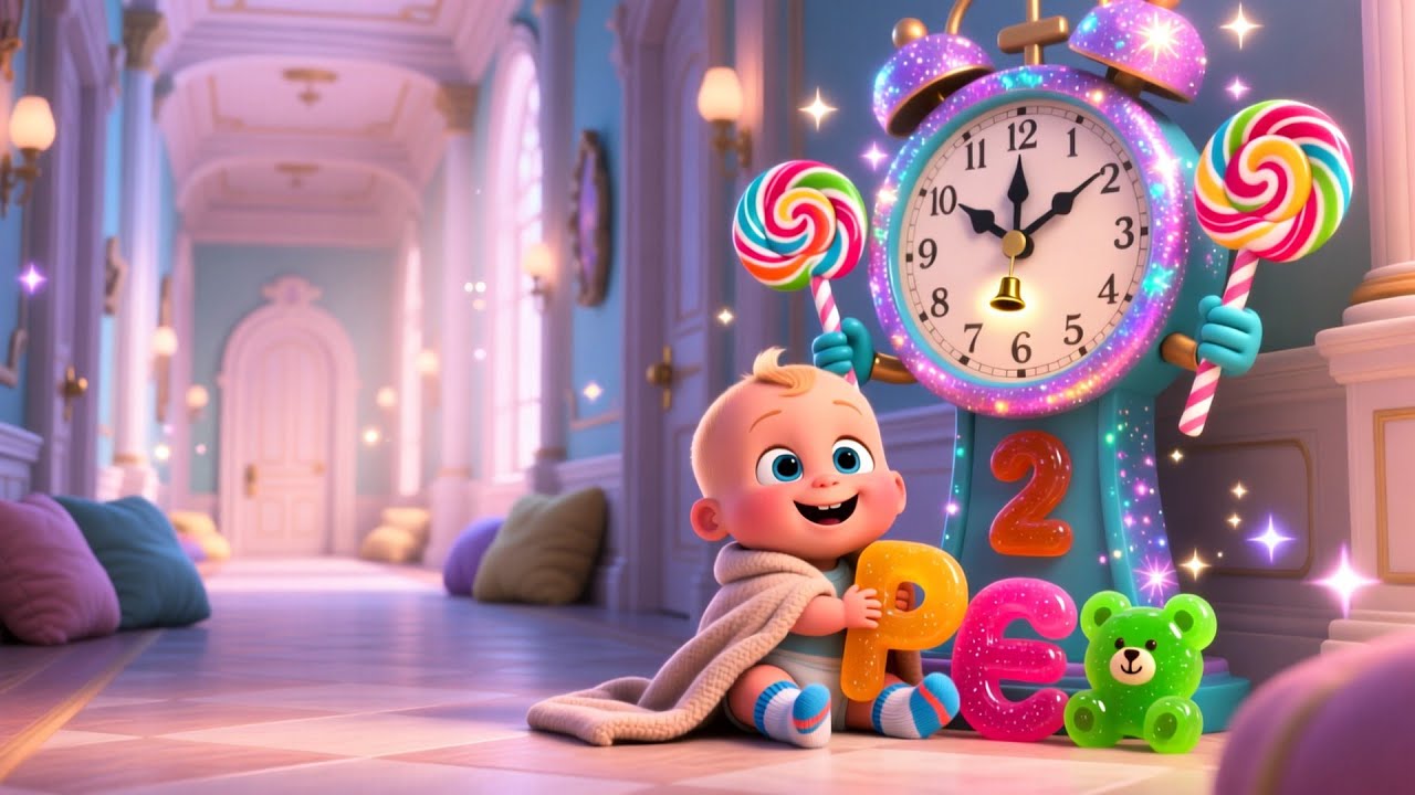 Owl Guards the Candy Clock 🦉🍬 | Fun Animal & Learning Song for Kids | Playful Time Rhyme