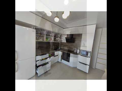 Угловая, двухэтажная кухня. видео обзор.