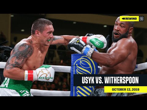 видео: FULL FIGHT | Alexander Usyk vs. Chazz Witherspoon (DAZN REWIND)