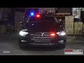 Volkswagen passat unmarked police emergency response vehicle with redfleet warning lights