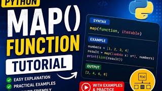 Map function in Python || Python tutorial for beginners