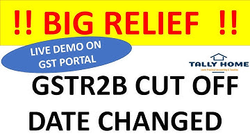 !! BIG RELEIF !! NEW EXTENDED DUE DATES OF GST RETURN | HOW CAN CLAIM PROPER ITC FOR APR-21