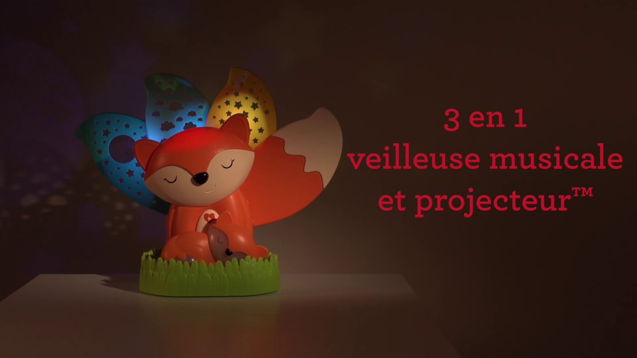 Veilleuse projecteur renard 3 en 1 -Infantino- Berceaumagique.com