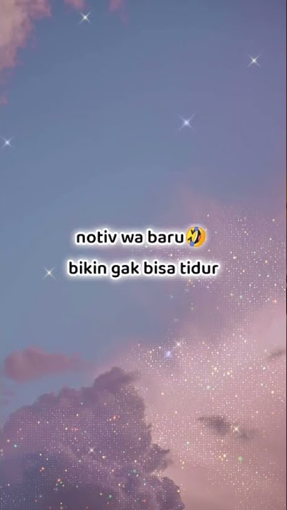 Notifikasi WA Chagia muntawotso😀