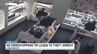 K8 News’ Crimestoppers tip leads to theft charge