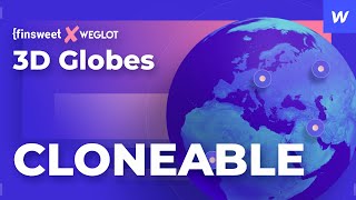 Building 3D Globes in Webflow [Cloneable]