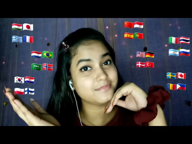 ASMR Speaking in 25 Different Languages